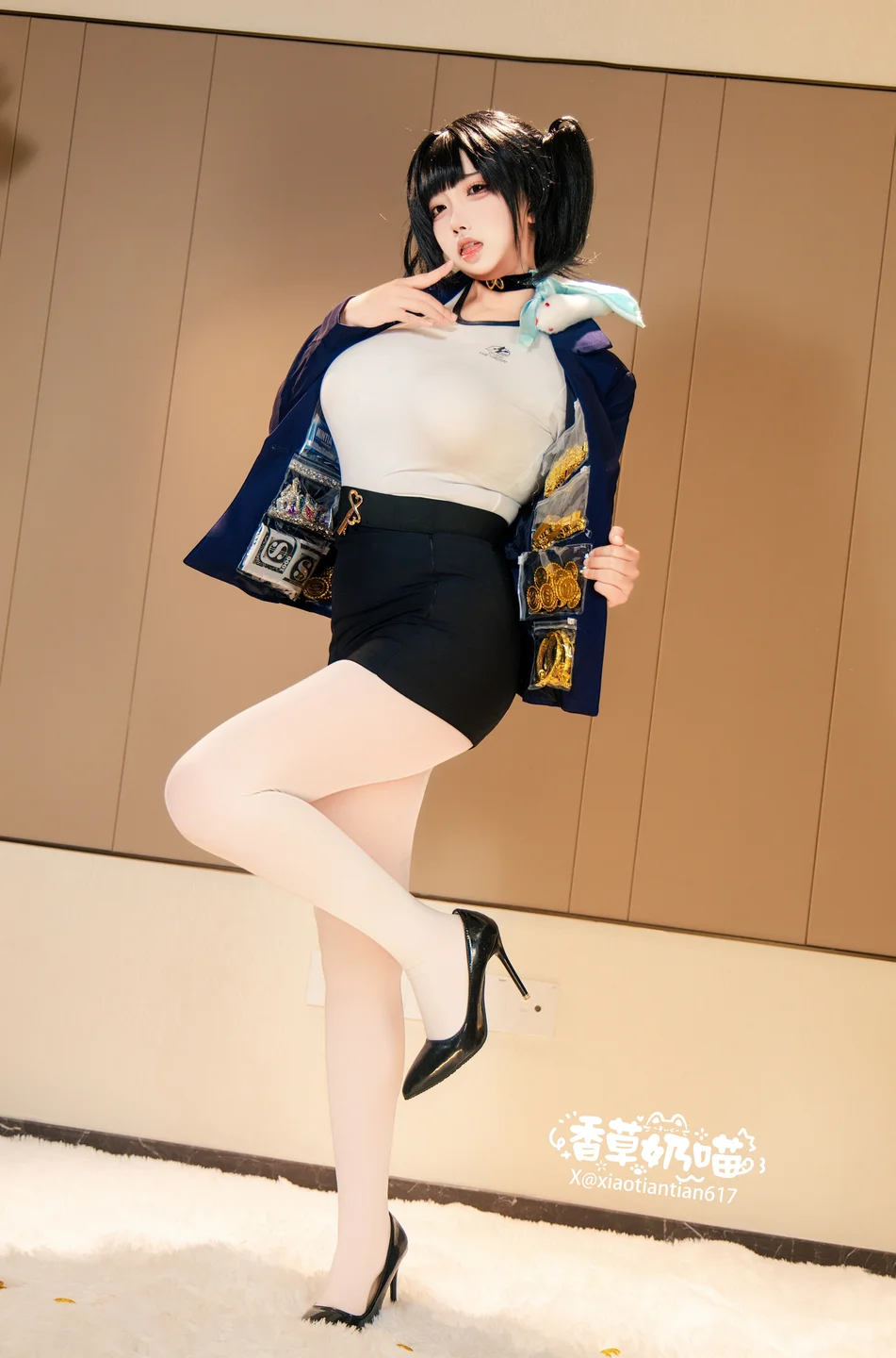 香草奶喵 - No.005 索拉 [136P,22V-2.36GB] tg@simisebaisi 【丝足阁】036.webp